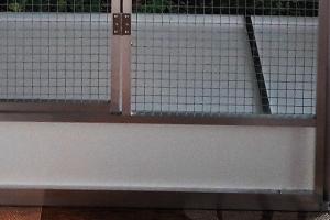 Spritzschutz mit Aludibond